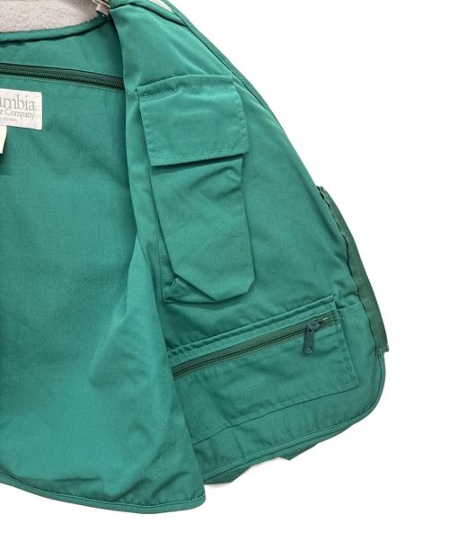 Columbia（コロンビア）Columbia (コロンビア) 90s フィッシングベスト グリーン サイズ:Lの古着・服飾アイテム
