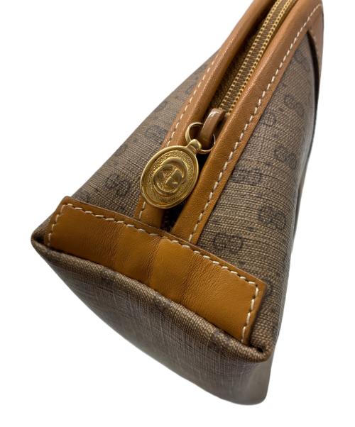 GUCCI（グッチ）GUCCI (グッチ) ポーチ ブラウンの古着・服飾アイテム
