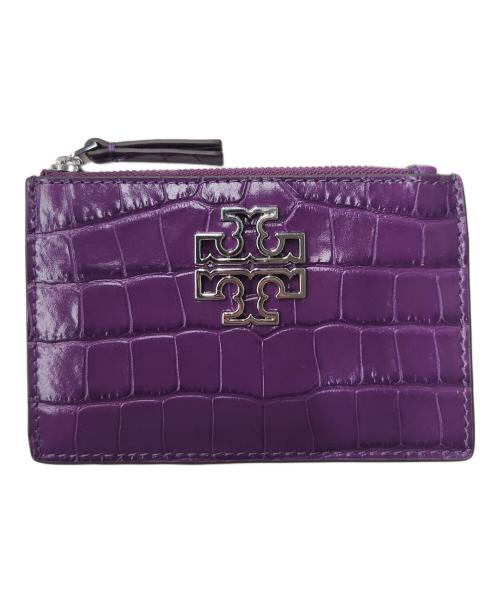 TORY BURCH（トリーバーチ）TORY BURCH (トリーバーチ) ブリテン カードケース パープルの古着・服飾アイテム