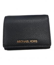 MICHAEL KORS（マイケル・コース）の古着「3つ折り財布」｜ブラック