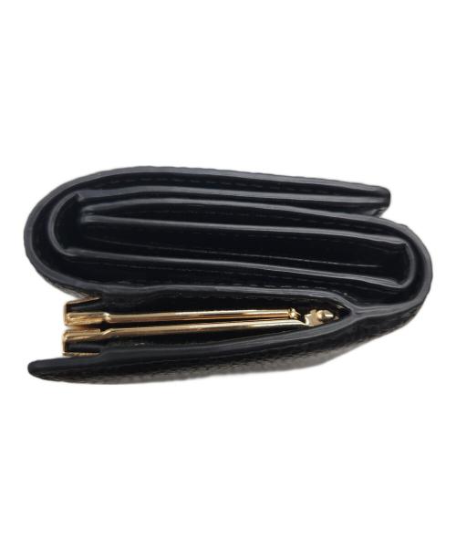 MICHAEL KORS（マイケル・コース）MICHAEL KORS (マイケル・コース) 3つ折り財布 ブラックの古着・服飾アイテム