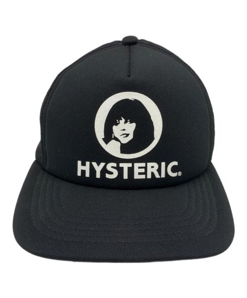 Hysteric Glamour（ヒステリックグラマー）Hysteric Glamour (ヒステリックグラマー) CIRCLE GIRL MESH CAP ブラック サイズ:FREEの古着・服飾アイテム