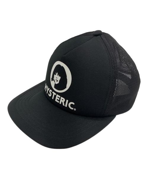 Hysteric Glamour（ヒステリックグラマー）Hysteric Glamour (ヒステリックグラマー) CIRCLE GIRL MESH CAP ブラック サイズ:FREEの古着・服飾アイテム
