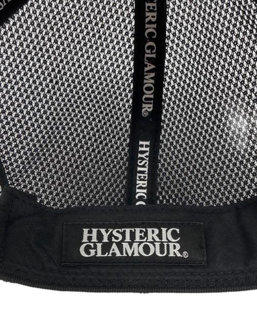 Hysteric Glamour（ヒステリックグラマー）Hysteric Glamour (ヒステリックグラマー) CIRCLE GIRL MESH CAP ブラック サイズ:FREEの古着・服飾アイテム