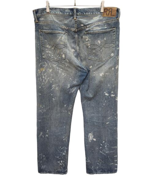 RRL（ダブルアールエル）RRL (ダブルアールエル) デニムパンツ/ストレート フィット Fenimore ディストレスト ジーンズ ブルー サイズ:W38の古着・服飾アイテム