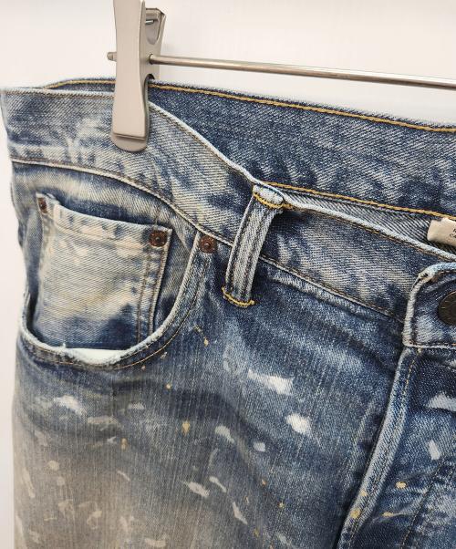 RRL（ダブルアールエル）RRL (ダブルアールエル) デニムパンツ/ストレート フィット Fenimore ディストレスト ジーンズ ブルー サイズ:W38の古着・服飾アイテム