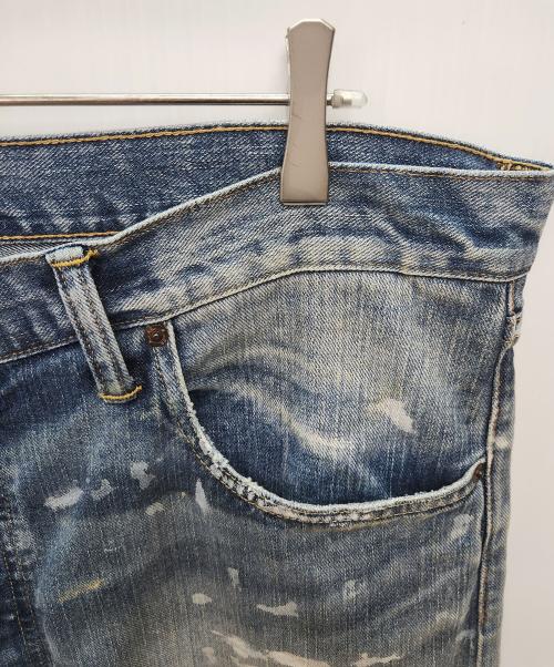 RRL（ダブルアールエル）RRL (ダブルアールエル) デニムパンツ/ストレート フィット Fenimore ディストレスト ジーンズ ブルー サイズ:W38の古着・服飾アイテム