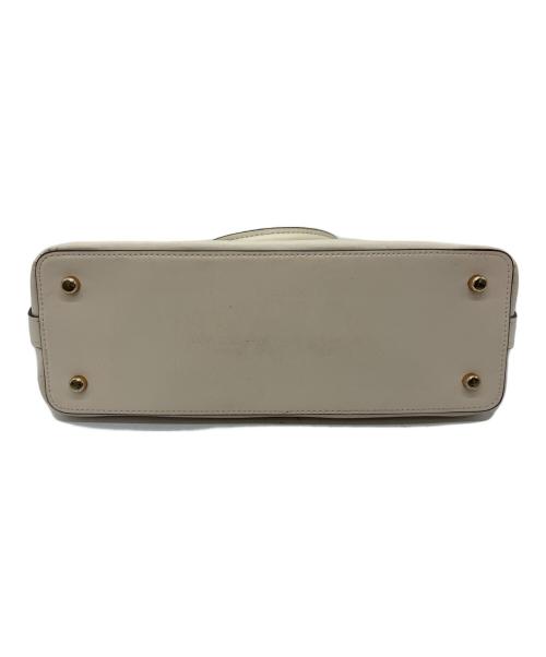 COACH（コーチ）COACH (コーチ) シグネチャー 2WAYバッグ ベージュ×ホワイトの古着・服飾アイテム