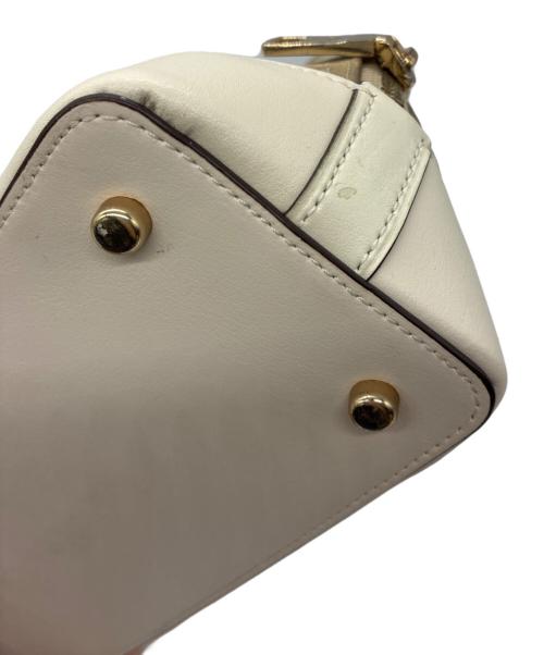 COACH（コーチ）COACH (コーチ) シグネチャー 2WAYバッグ ベージュ×ホワイトの古着・服飾アイテム