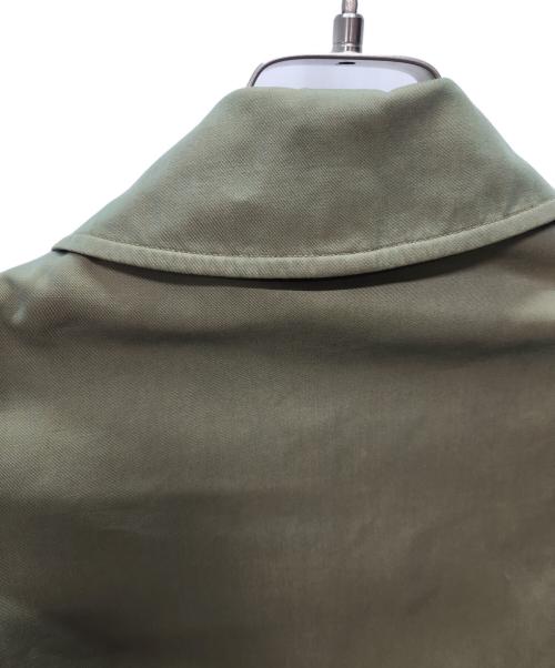 Burberry's（バーバリー）Burberry's (バーバリーズ) ステンカラーコート グリーン サイズ:Lの古着・服飾アイテム