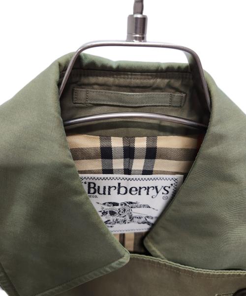 Burberry's（バーバリー）Burberry's (バーバリーズ) ステンカラーコート グリーン サイズ:Lの古着・服飾アイテム