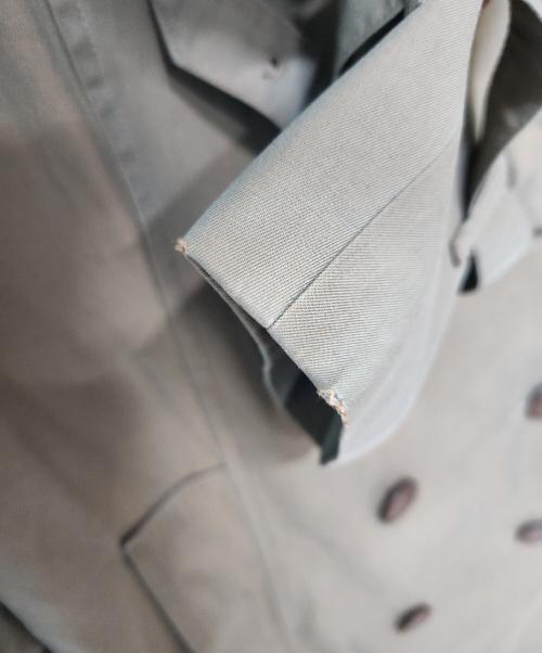 Burberry's（バーバリー）Burberry's (バーバリーズ) ステンカラーコート グリーン サイズ:Lの古着・服飾アイテム