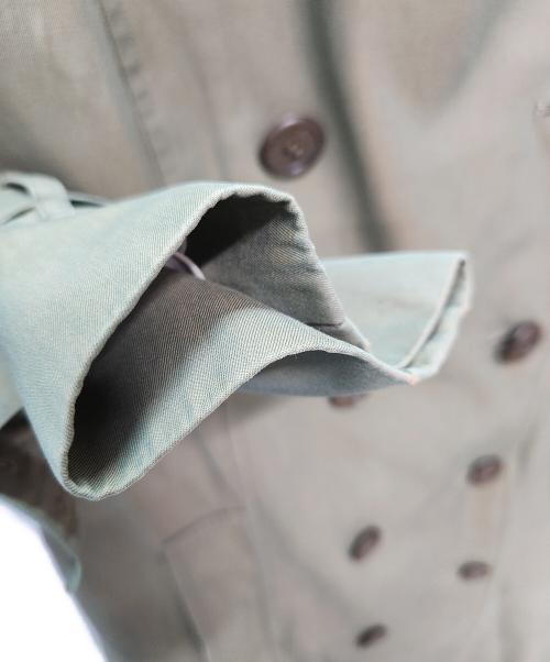 Burberry's（バーバリー）Burberry's (バーバリーズ) ステンカラーコート グリーン サイズ:Lの古着・服飾アイテム