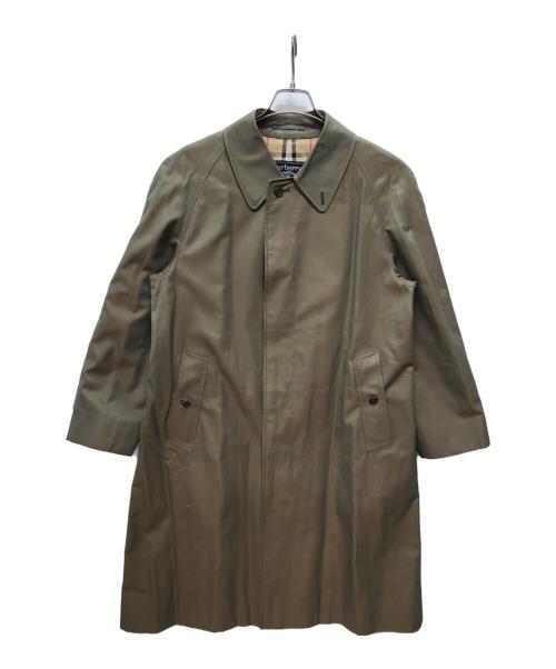 Burberry's（バーバリー）Burberry's (バーバリーズ) ステンカラーコート グリーン サイズ:Lの古着・服飾アイテム