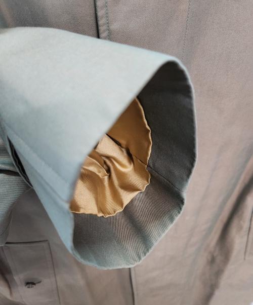 Burberry's（バーバリー）Burberry's (バーバリーズ) ステンカラーコート グリーン サイズ:Lの古着・服飾アイテム