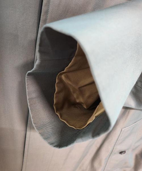 Burberry's（バーバリー）Burberry's (バーバリーズ) ステンカラーコート グリーン サイズ:Lの古着・服飾アイテム