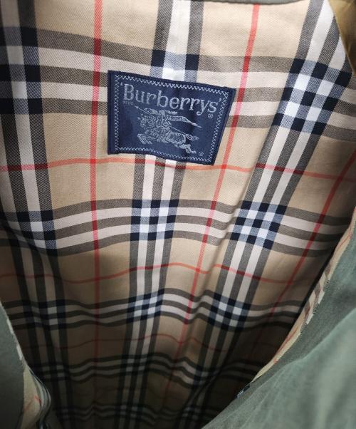 Burberry's（バーバリー）Burberry's (バーバリーズ) ステンカラーコート グリーン サイズ:Lの古着・服飾アイテム