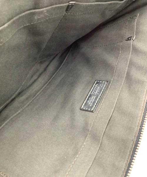 Daniel&Bob（ダニエル＆ボブ）Daniel&Bob (ダニエル＆ボブ) レザーセカンドバッグ ブラックの古着・服飾アイテム