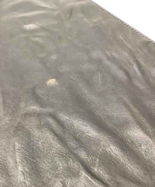 Daniel&Bob（ダニエル＆ボブ）Daniel&Bob (ダニエル＆ボブ) レザーセカンドバッグ ブラックの古着・服飾アイテム