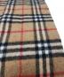 中古・古着 Burberry's (バーバリーズ) カシミヤマフラー ベージュ×レッド：4000円