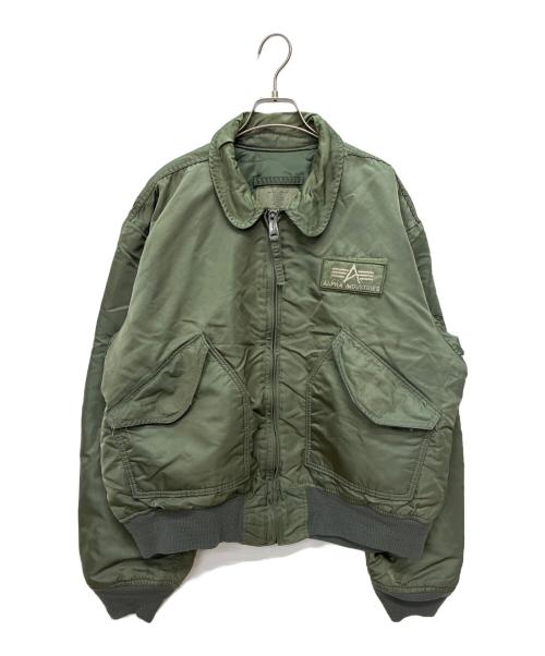 ALPHA（アルファ）ALPHA (アルファ) CWU-45 フライトジャケット グリーン サイズ:X-LARGEの古着・服飾アイテム