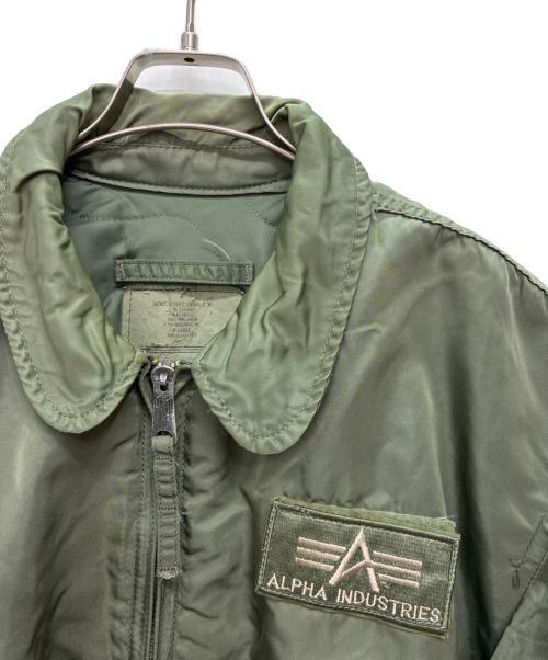 ALPHA（アルファ）ALPHA (アルファ) CWU-45 フライトジャケット グリーン サイズ:X-LARGEの古着・服飾アイテム