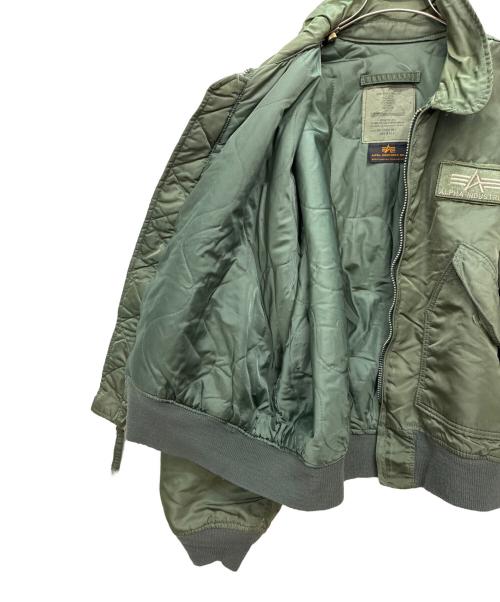 ALPHA（アルファ）ALPHA (アルファ) CWU-45 フライトジャケット グリーン サイズ:X-LARGEの古着・服飾アイテム