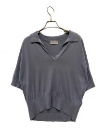 JOHN SMEDLEY（ジョンスメドレー）の古着「ポロシャツ」｜ブルー