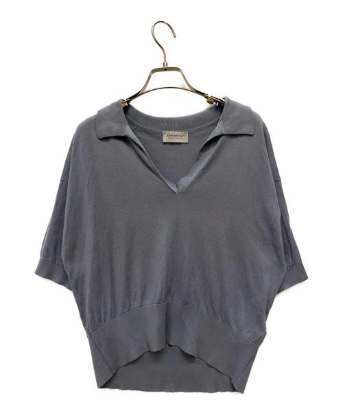 JOHN SMEDLEY（ジョンスメドレー）JOHN SMEDLEY (ジョンスメドレー) ポロシャツ ブルー サイズ:Sの古着・服飾アイテム