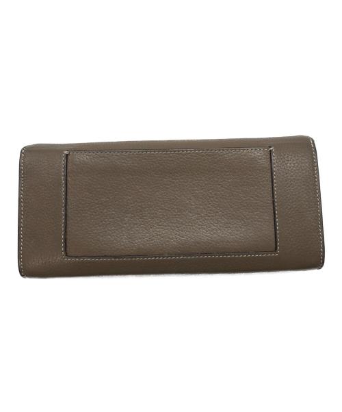 CELINE（セリーヌ）CELINE (セリーヌ) 長財布 グレー×イエローの古着・服飾アイテム