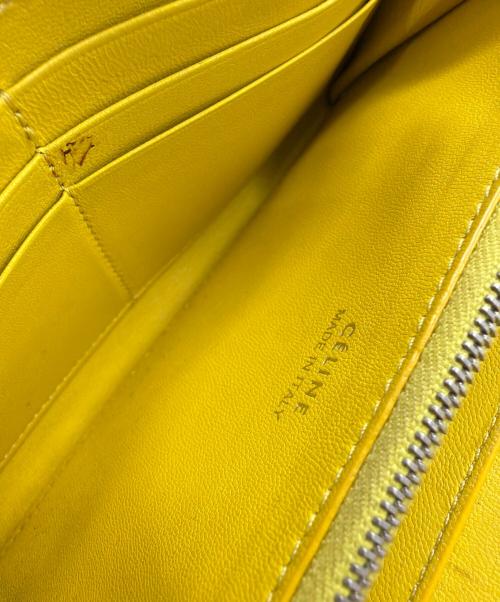 CELINE（セリーヌ）CELINE (セリーヌ) 長財布 グレー×イエローの古着・服飾アイテム