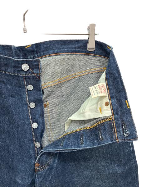 EVISU（エヴィス）EVISU (エヴィス) カモメ デニムパンツ インディゴ サイズ:W33×L35の古着・服飾アイテム