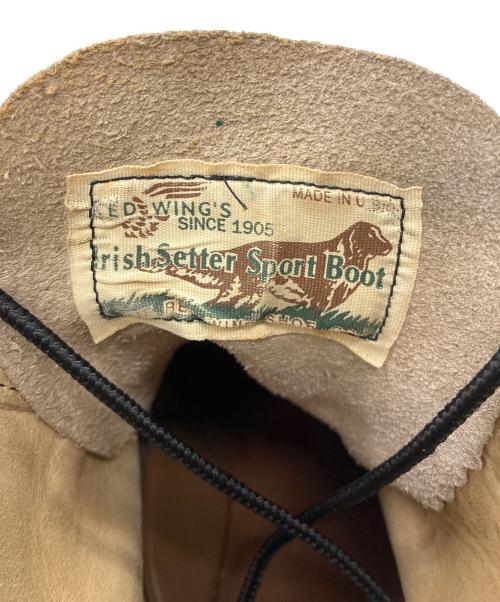 RED WING（レッドウィング）RED WING (レッドウィング) USA製 四角犬タグ アイリッシュセッター ベージュ サイズ:8 1/2の古着・服飾アイテム