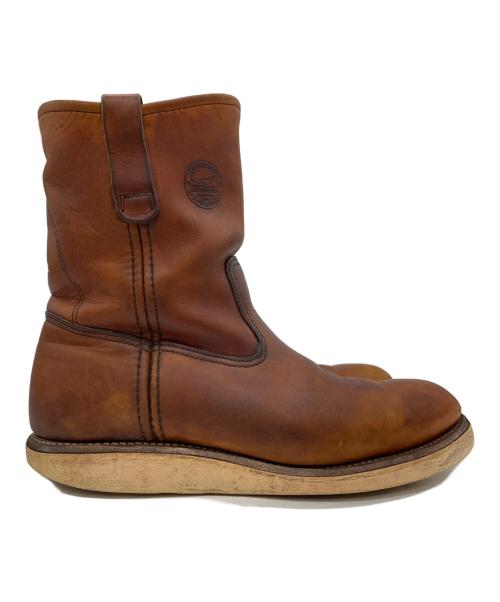 RED WING（レッドウィング）RED WING (レッドウィング) 97年製 緑犬タグ ペコスブーツ ブラウン サイズ:9Eの古着・服飾アイテム
