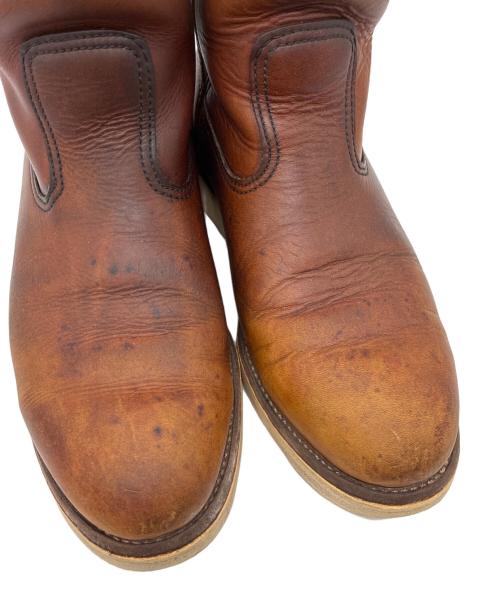 RED WING（レッドウィング）RED WING (レッドウィング) 97年製 緑犬タグ ペコスブーツ ブラウン サイズ:9Eの古着・服飾アイテム