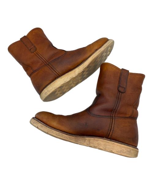 RED WING（レッドウィング）RED WING (レッドウィング) 97年製 緑犬タグ ペコスブーツ ブラウン サイズ:9Eの古着・服飾アイテム