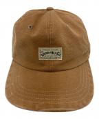 RRLダブルアールエル）の古着「キャンバスボールキャップ」｜ブラウン