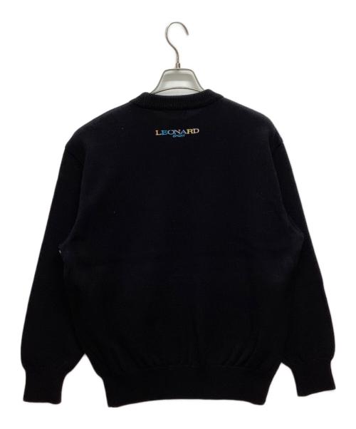 LEONARD（レオナール）LEONARD (レオナール) 厚手ニット ブラック サイズ:Lの古着・服飾アイテム
