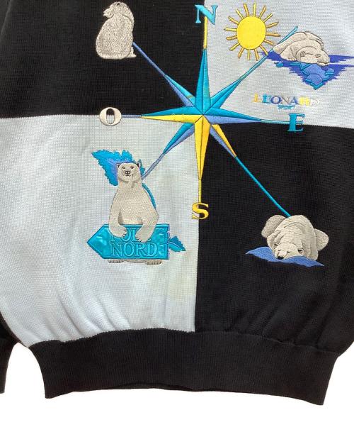 LEONARD（レオナール）LEONARD (レオナール) 厚手ニット ブラック サイズ:Lの古着・服飾アイテム