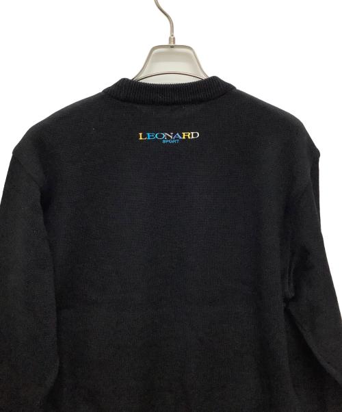 LEONARD（レオナール）LEONARD (レオナール) 厚手ニット ブラック サイズ:Lの古着・服飾アイテム