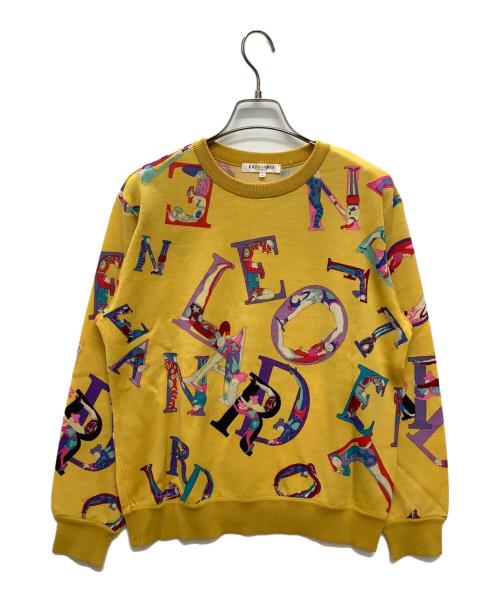 LEONARD（レオナール）LEONARD (レオナール) 薄手ニット イエロー サイズ:Lの古着・服飾アイテム