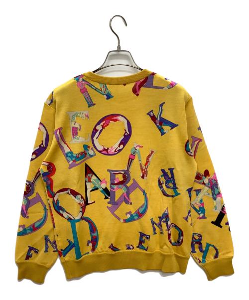 LEONARD（レオナール）LEONARD (レオナール) 薄手ニット イエロー サイズ:Lの古着・服飾アイテム