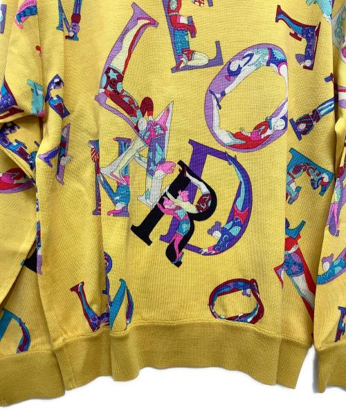 LEONARD（レオナール）LEONARD (レオナール) 薄手ニット イエロー サイズ:Lの古着・服飾アイテム