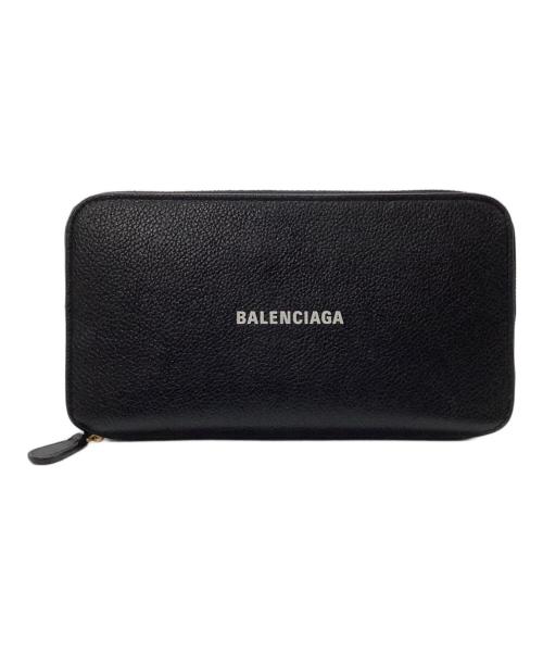 BALENCIAGA（バレンシアガ）BALENCIAGA (バレンシアガ) ラウンドファスナー財布 ブラックの古着・服飾アイテム