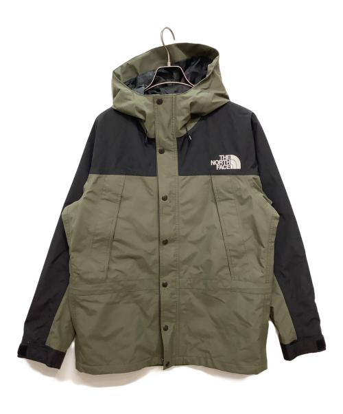 THE NORTH FACE（ザ ノース フェイス）THE NORTH FACE (ザ ノース フェイス) マウンテンパーカー オリーブ×ブラック サイズ:Lの古着・服飾アイテム
