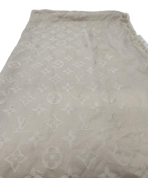 LOUIS VUITTON（ルイ ヴィトン）LOUIS VUITTON (ルイ ヴィトン) 大判ストール ベージュの古着・服飾アイテム
