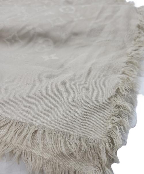 LOUIS VUITTON（ルイ ヴィトン）LOUIS VUITTON (ルイ ヴィトン) 大判ストール ベージュの古着・服飾アイテム