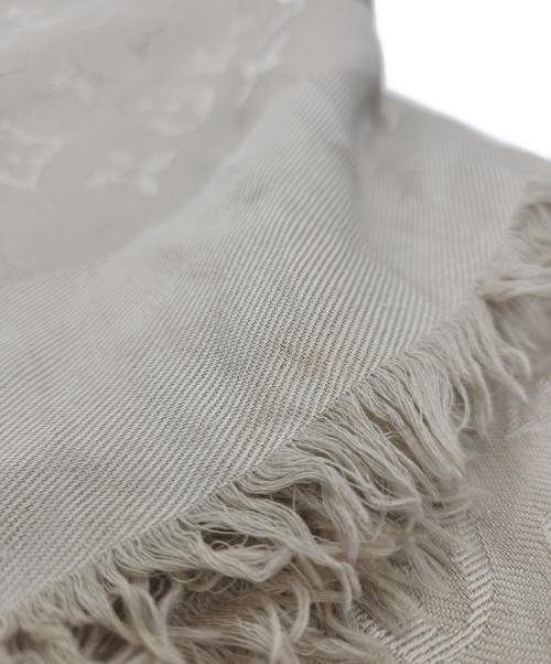 LOUIS VUITTON（ルイ ヴィトン）LOUIS VUITTON (ルイ ヴィトン) 大判ストール ベージュの古着・服飾アイテム