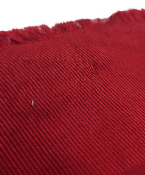 LOUIS VUITTON（ルイ ヴィトン）LOUIS VUITTON (ルイ ヴィトン) 大判ストール レッドの古着・服飾アイテム