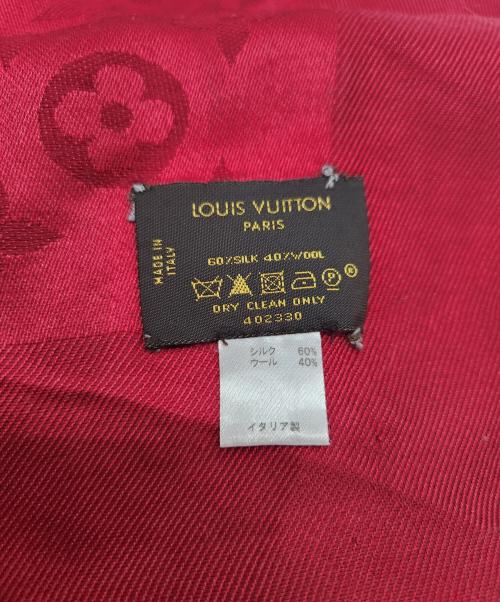 LOUIS VUITTON（ルイ ヴィトン）LOUIS VUITTON (ルイ ヴィトン) 大判ストール レッドの古着・服飾アイテム